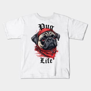 Pug Life - Light Colors Kids T-Shirt